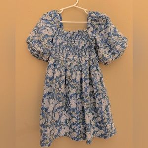 Janie and Jack, Size 4, Blue Floral Dress